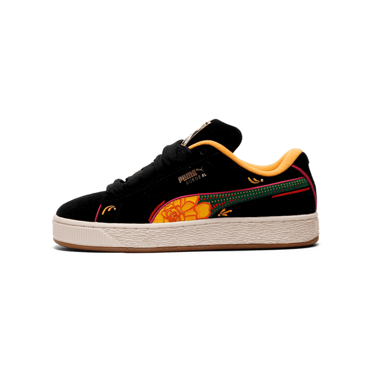 Puma Suede XL La Catrina Black Yellow Sizzle Angle 0