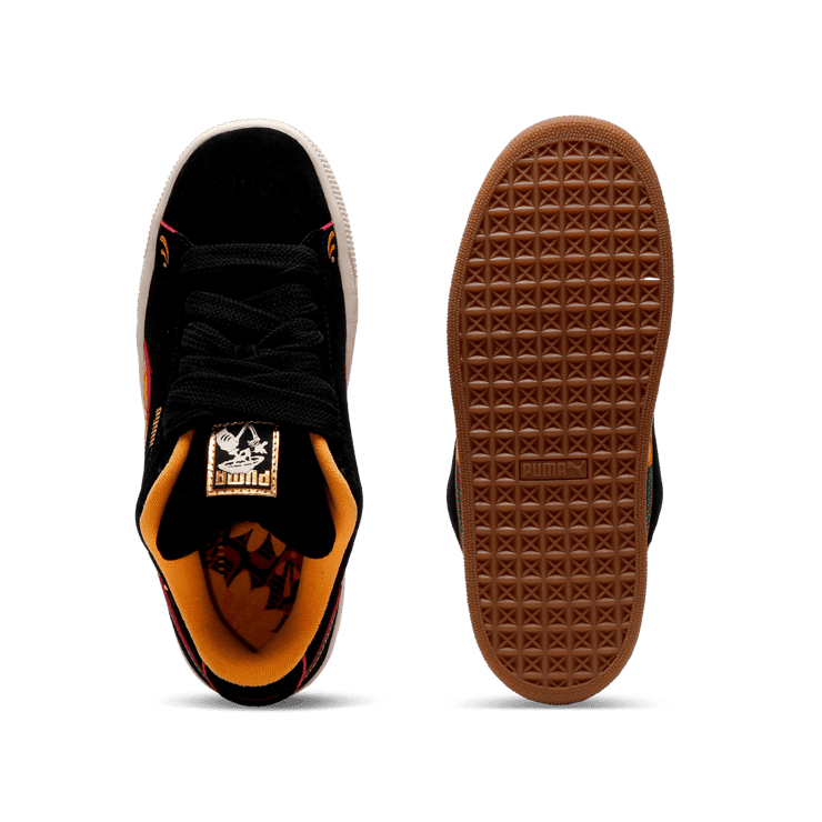 Puma Suede XL La Catrina Black Yellow Sizzle Angle 1