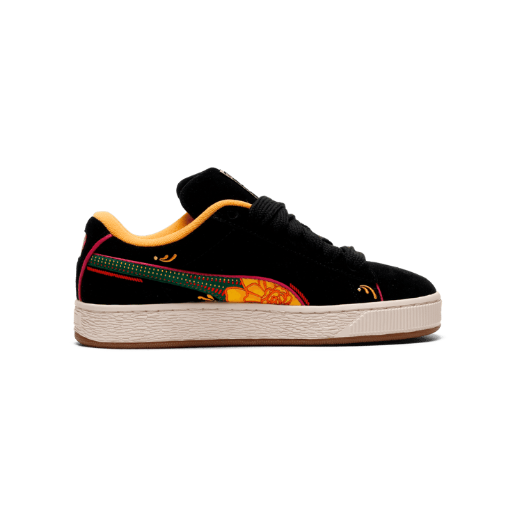 Puma Suede XL La Catrina Black Yellow Sizzle Angle 2