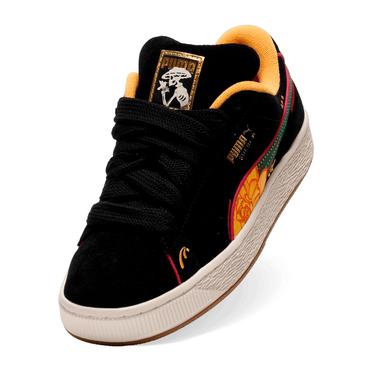 Puma Suede XL La Catrina Black Yellow Sizzle Angle 3