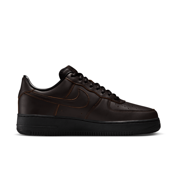 Nike Air Force 1 Low Velvet Brown Morse Code Angle 3