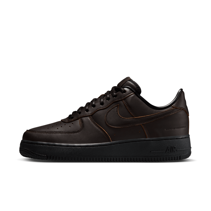Nike Air Force 1 Low Velvet Brown Morse Code Angle 4