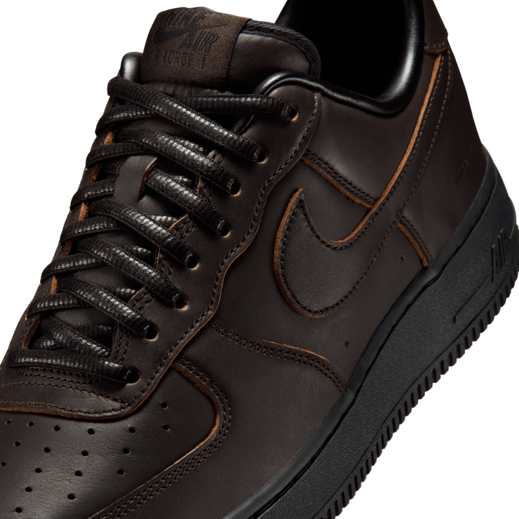 Nike Air Force 1 Low Velvet Brown Morse Code Angle 6