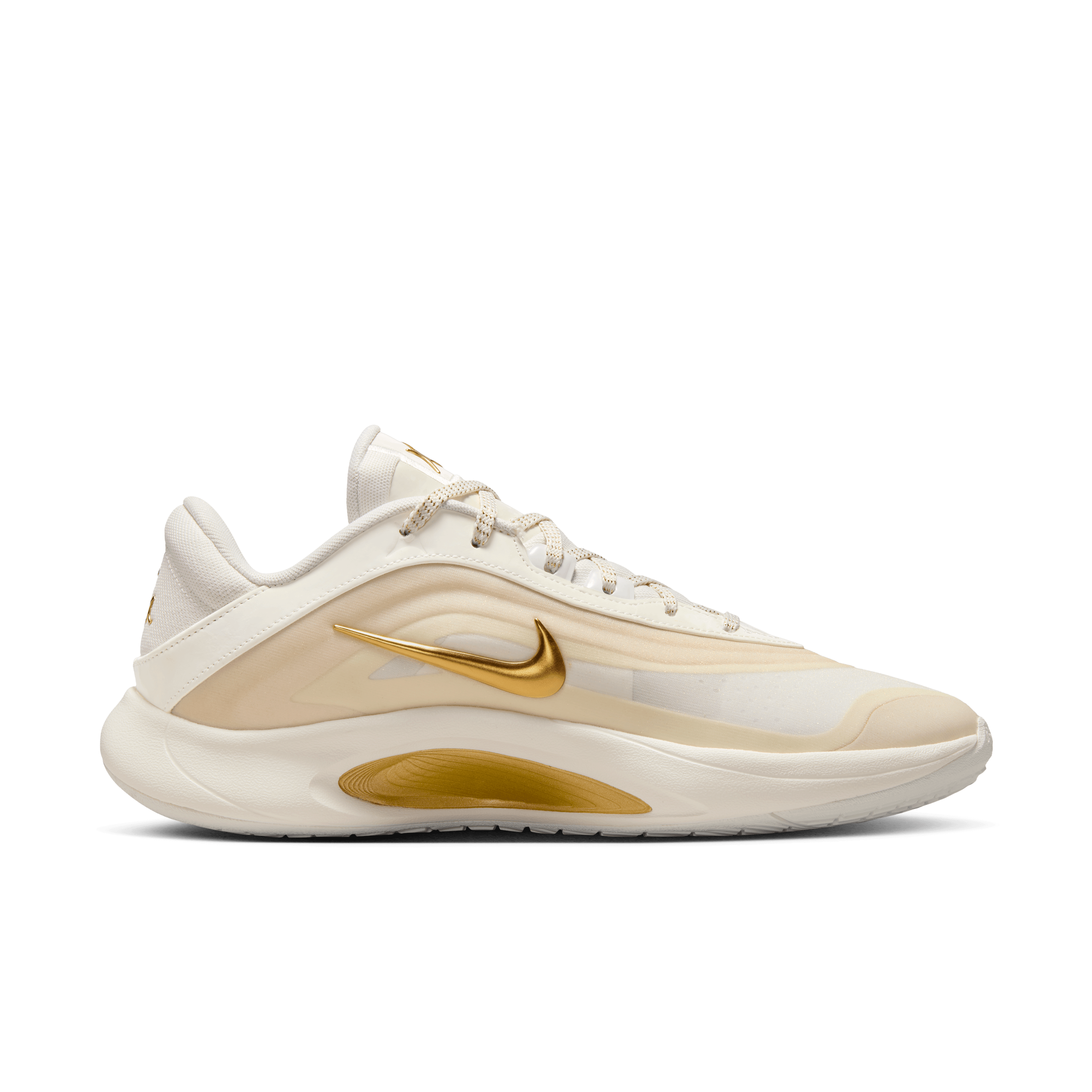 nike 720 white and gold