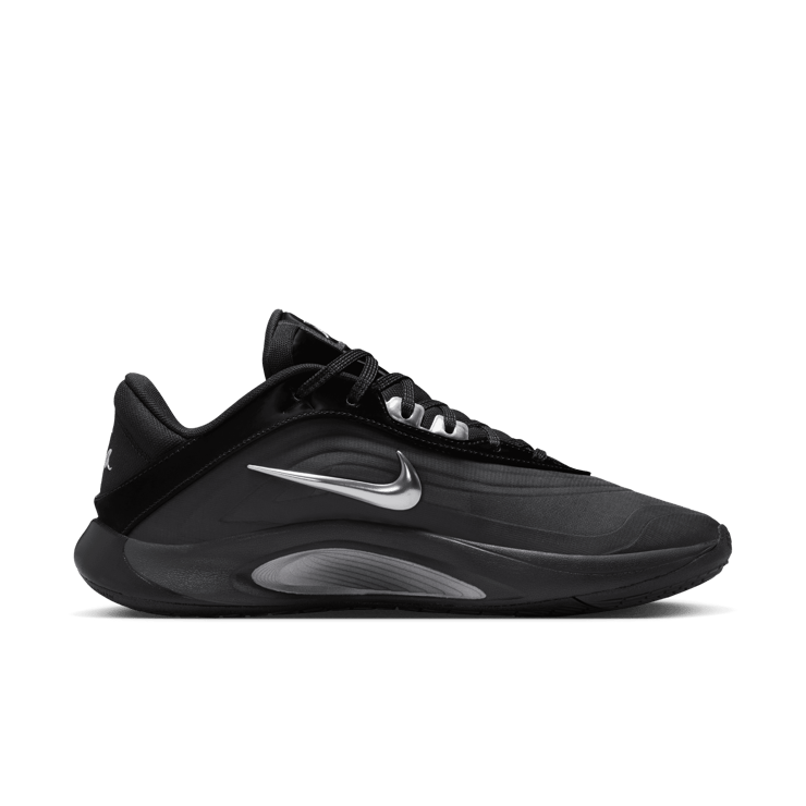 Nike A'One Black Metallic Silver Angle 1