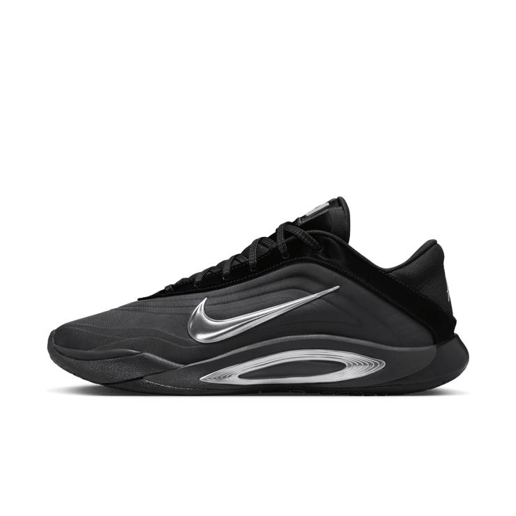 Nike A'One Black Metallic Silver Angle 2