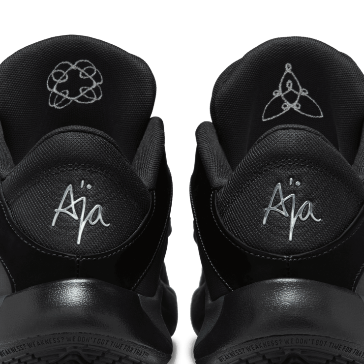 Nike A'One Black Metallic Silver Angle 6