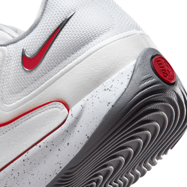 Nike KD 18 White University Red Angle 8