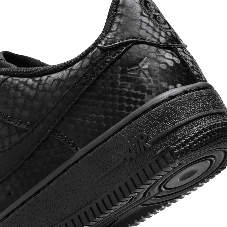 Nike Air Force 1 Low Kobe Forever Black (GS) Angle 20