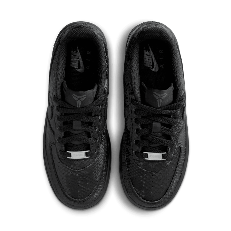 Nike Air Force 1 Low Kobe Forever Black (GS) Angle 14