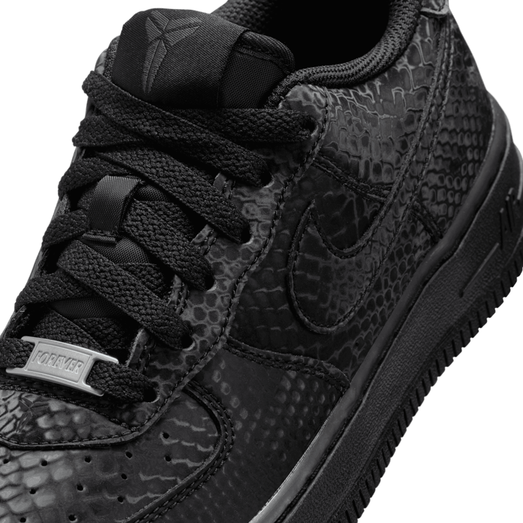 Nike Air Force 1 Low Kobe Forever Black (GS) Angle 19