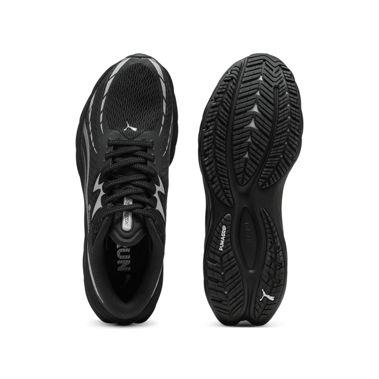 Puma Velocity Nitro 4 Gore-Tex Black Silver Angle 1