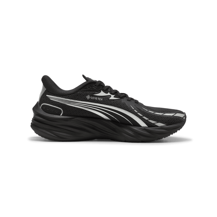 Puma Velocity Nitro 4 Gore-Tex Black Silver Angle 2