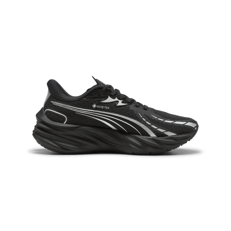 Puma Velocity Nitro 4 Gore-Tex Black Silver (W) Angle 2