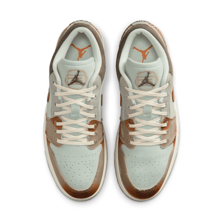 Air Jordan 1 Low SE Rust Canvas Angle 16
