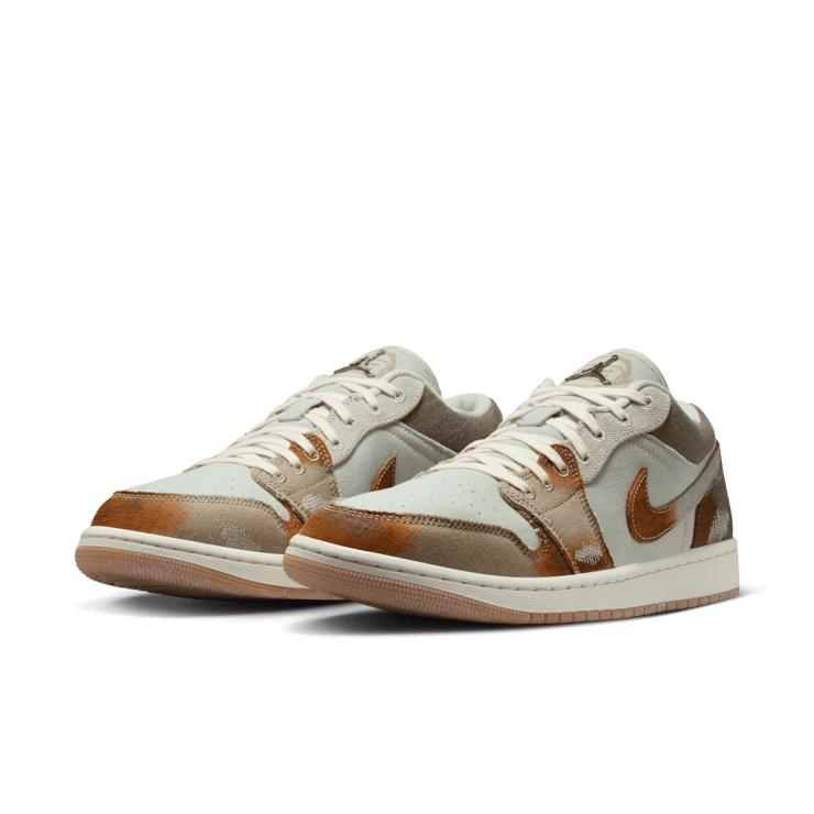 Air Jordan 1 Low SE Rust Canvas Angle 11