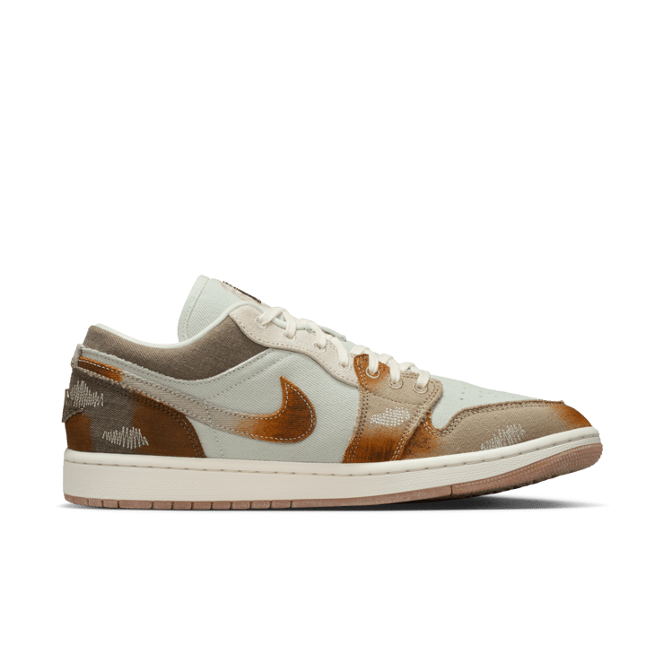 Air Jordan 1 Low SE Rust Canvas Angle 6
