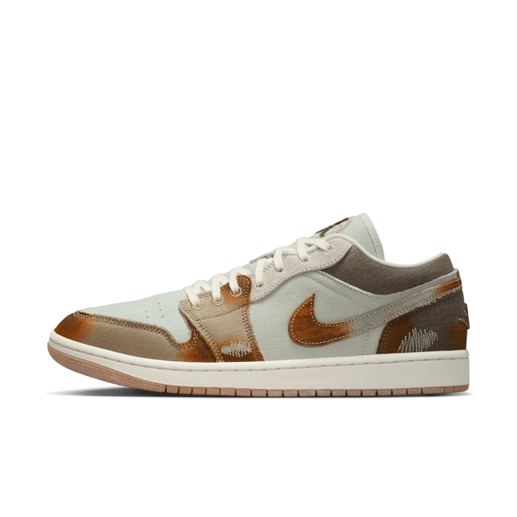 Air Jordan 1 Low SE Rust Canvas Angle 3