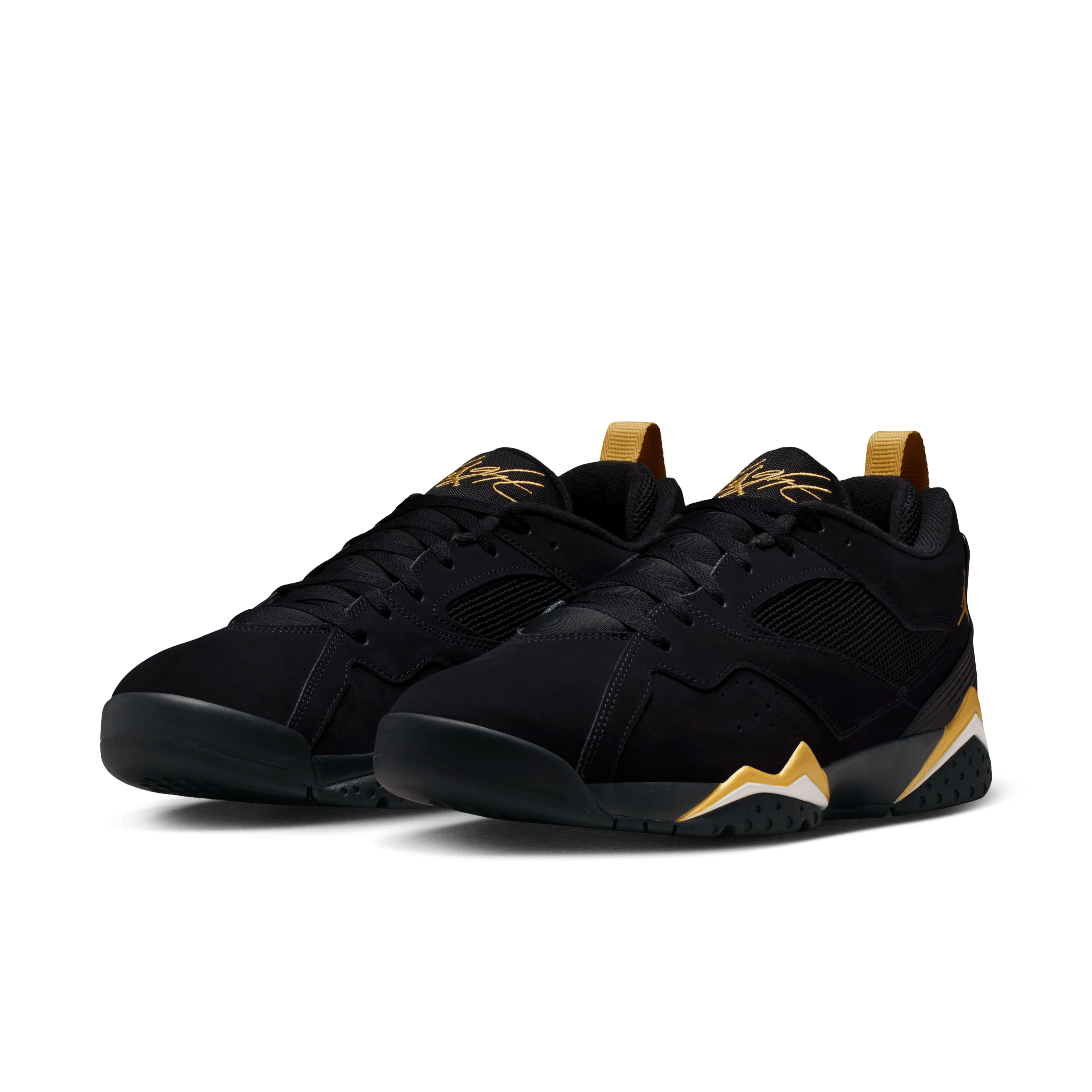 black and gold suede jordans