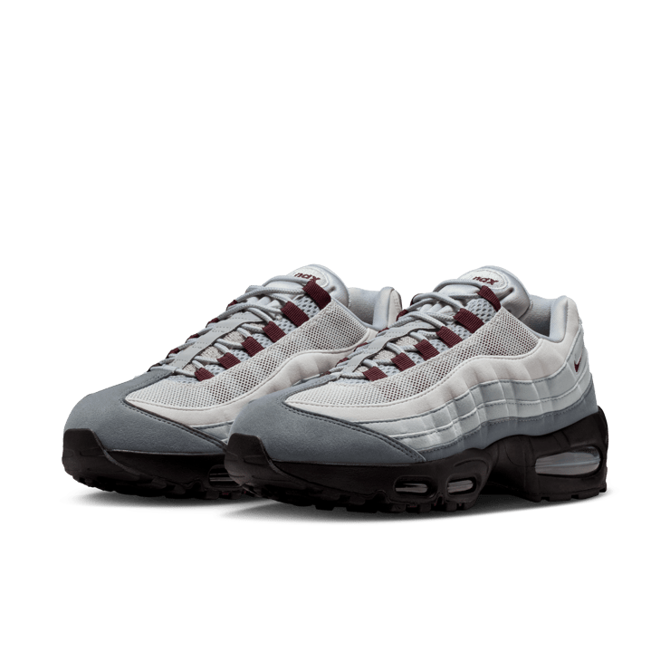 Nike Air Max 95 Smoke Grey Burgundy Crush (W) Angle 3