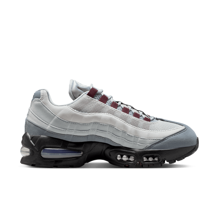 Nike Air Max 95 Smoke Grey Burgundy Crush (W) Angle 2