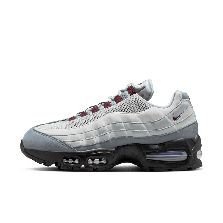 Nike Air Max 95 Smoke Grey Burgundy Crush (W) Angle 1