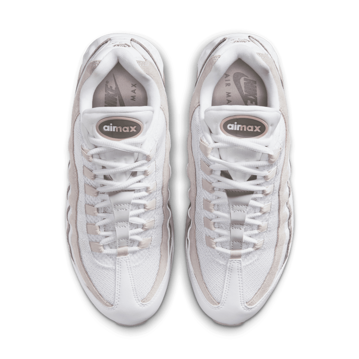 Nike Air Max 95 OG Big Bubble White Pearl Grey (W) Angle 2
