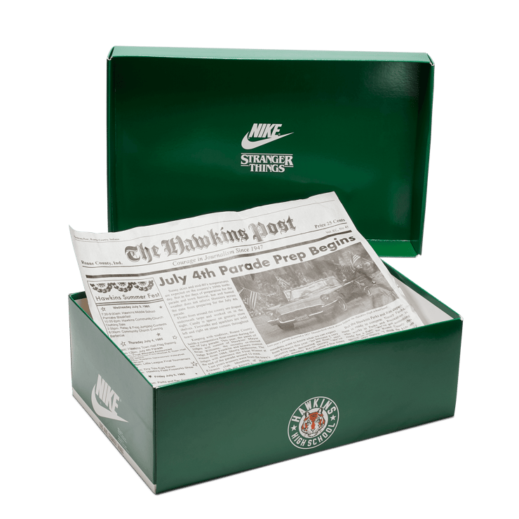 Nike Classic Cortez Stranger Things Hawkins High School Angle 34