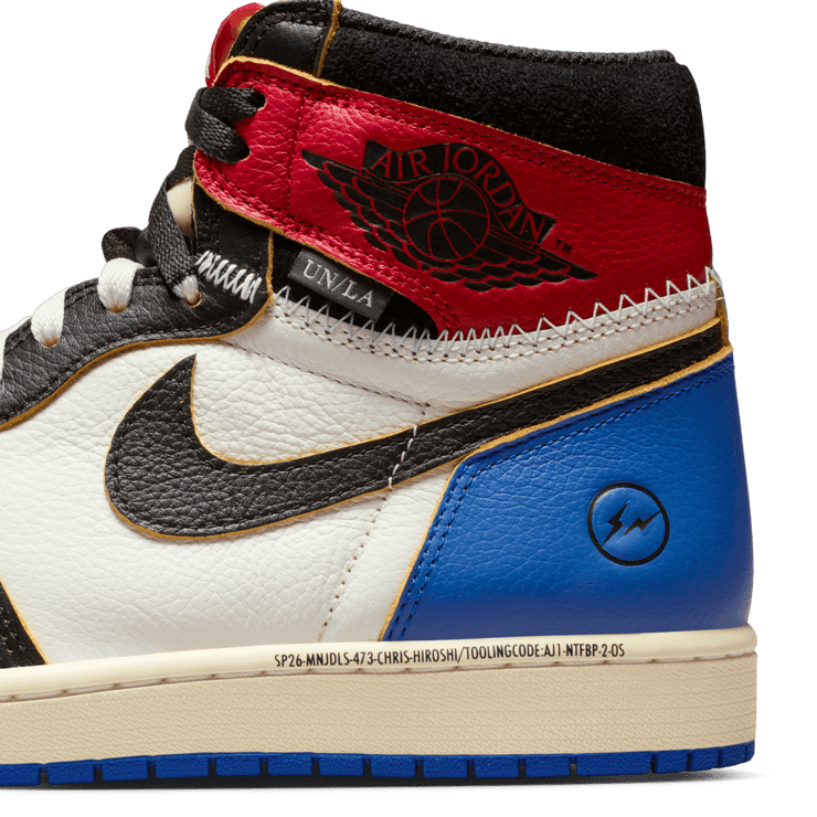 Air Jordan 1 Retro High OG fragment design Union LA Chicago Royal Angle 6