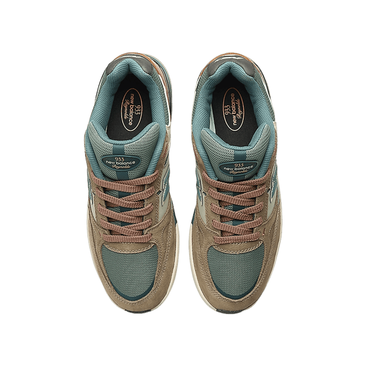 New Balance Numeric Andrew Reynolds 933 Mushroom New Spruce Angle 1