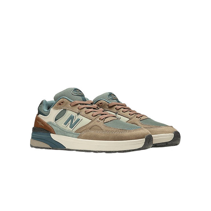 New Balance Numeric Andrew Reynolds 933 Mushroom New Spruce Angle 2