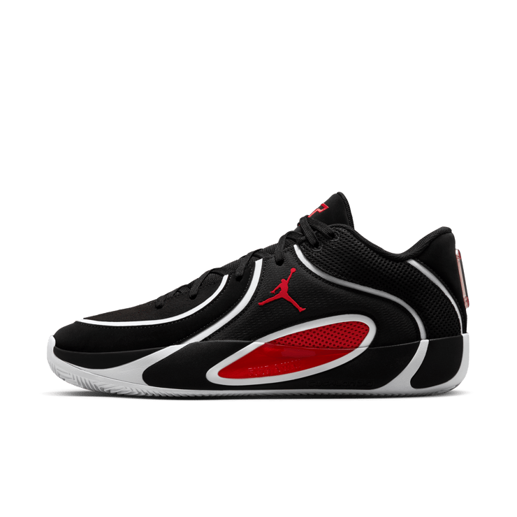 Jordan Tatum 4 Black University Red Angle 3