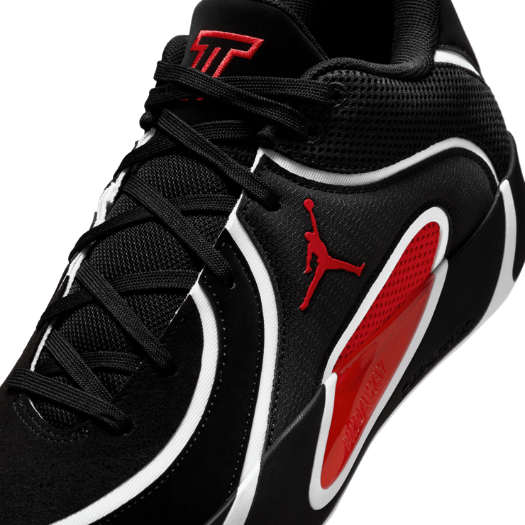 Jordan Tatum 4 Black University Red Angle 6