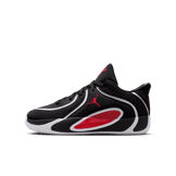 Jordan Tatum 4 Black University Red (GS) Angle 11