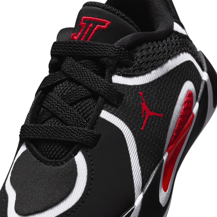 Jordan Tatum 4 Black University Red (TD) Angle 44