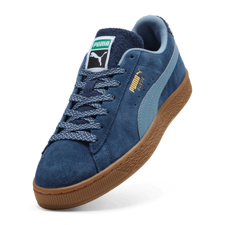 Puma Suede Fuzzy Persian Blue Gum Angle 3