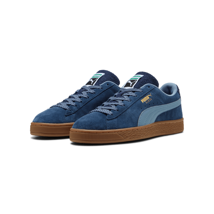 Puma Suede Fuzzy Persian Blue Gum Angle 5