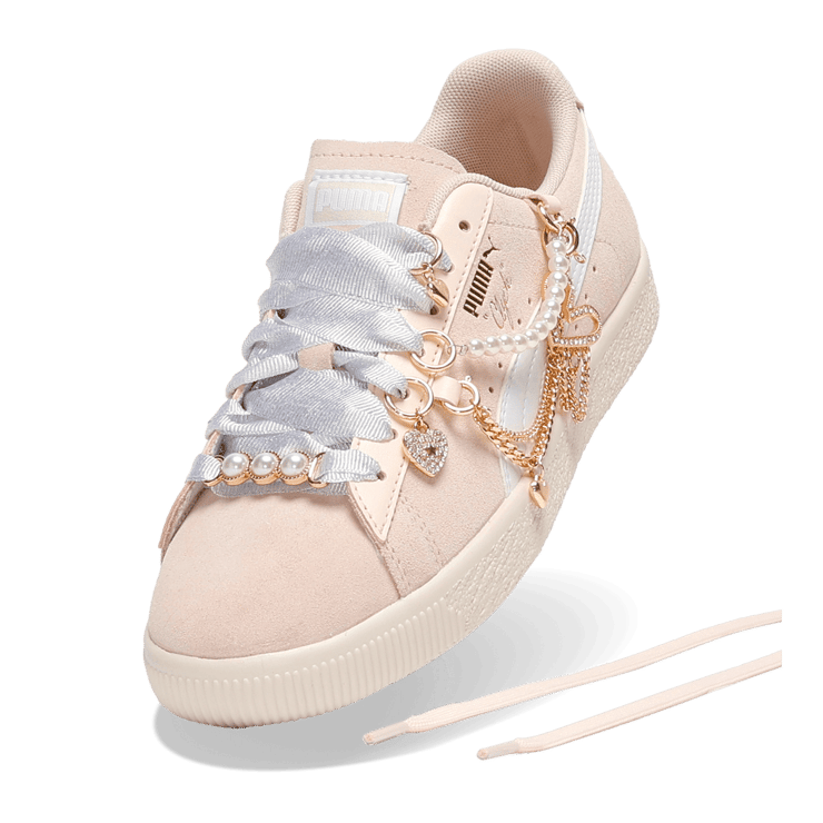 Puma Clyde Charm Rosebay Alpine Snow (W) Angle 3