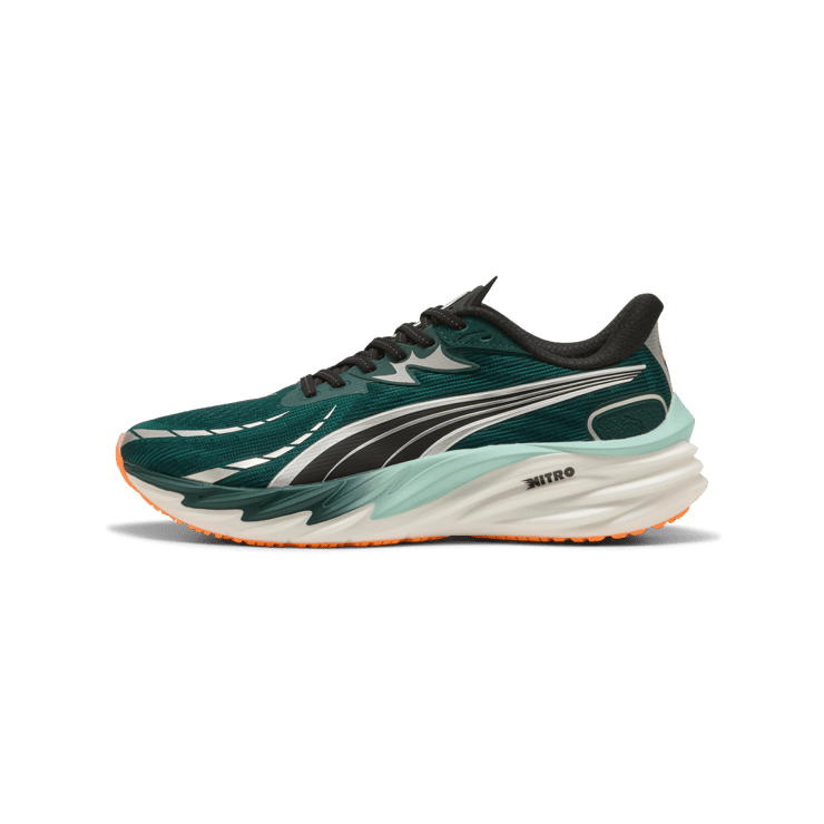 Puma Velocity Nitro 4 Green Terrain Heat Fire Angle 0