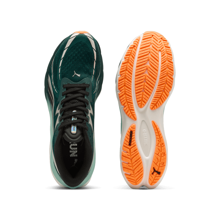 Puma Velocity Nitro 4 Green Terrain Heat Fire Angle 1