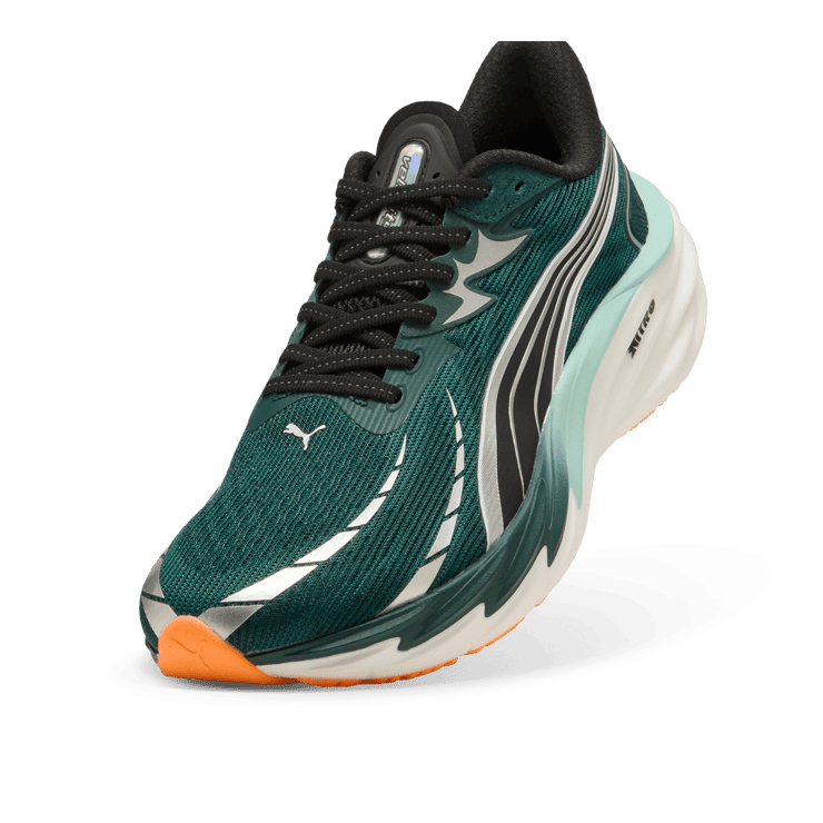 Puma Velocity Nitro 4 Green Terrain Heat Fire Angle 3