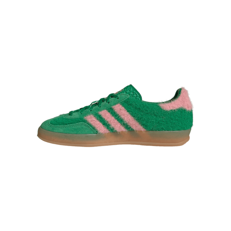 adidas Gazelle Indoor Green Glow Pink (W) Angle 2
