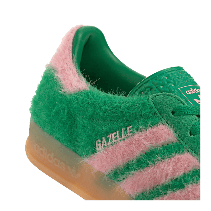 adidas Gazelle Indoor Green Glow Pink (W) Angle 6