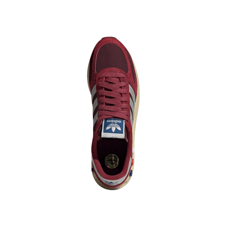 adidas LA Trainer OG Noble Maroon Silver Metallic Angle 0