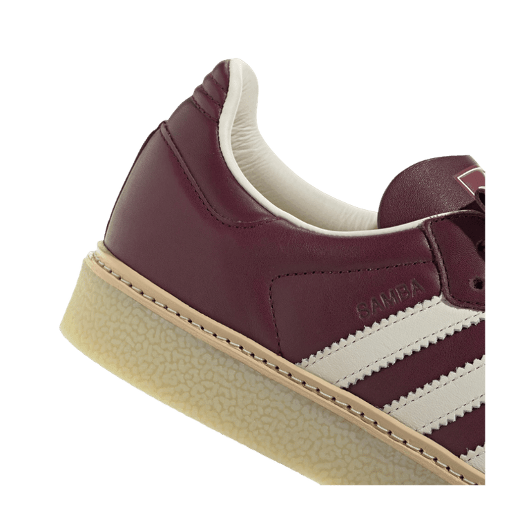 adidas Samba Lux Maroon Off White Angle 5