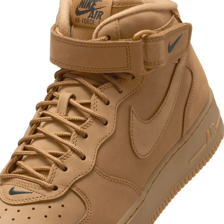 Nike Air Force 1 Mid Flax Angle 7