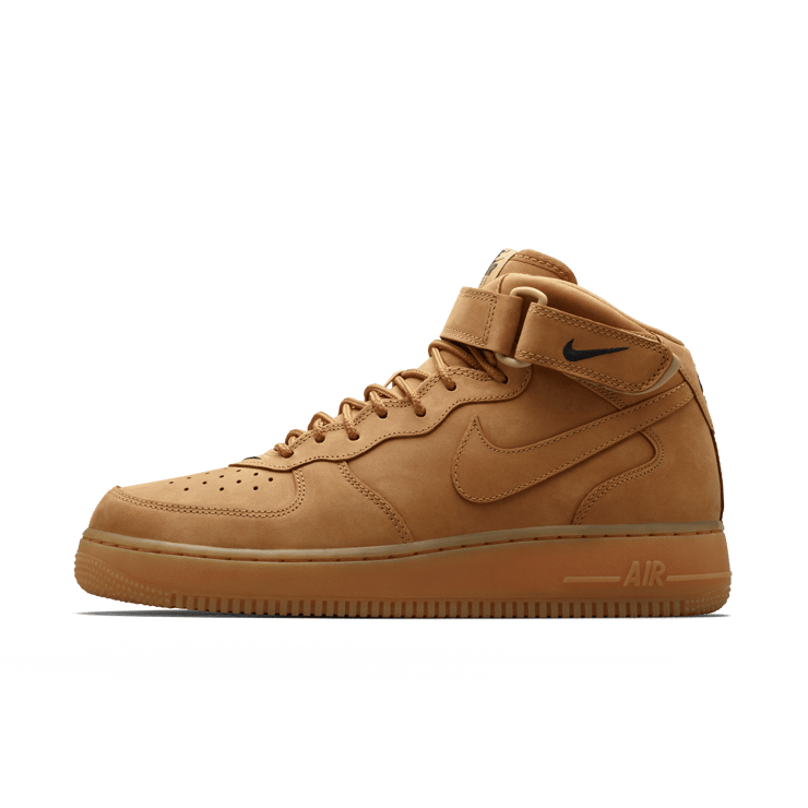 Nike Air Force 1 Mid Flax Angle 1