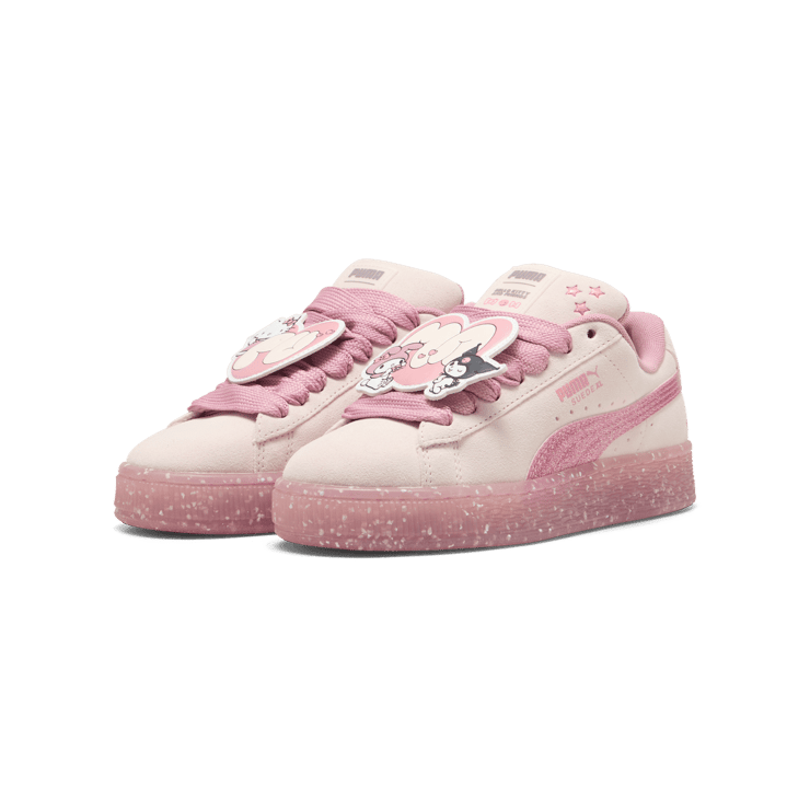 Puma Suede XL Hello Kitty and Friends Jasmine Flower (GS) Angle 6