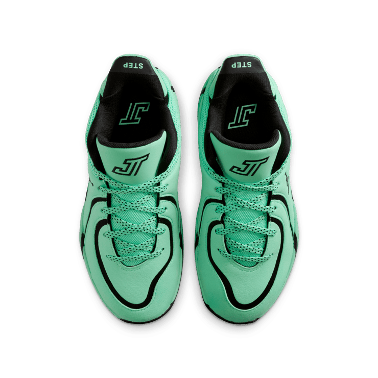 Jordan Tatum 4 Green Glow (GS) Angle 7