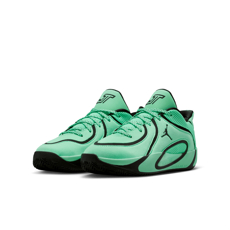 Jordan Tatum 4 Green Glow (GS) Angle 4